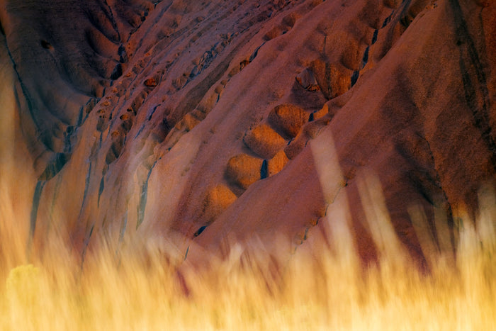 Uluru on Fire, NT, Australia