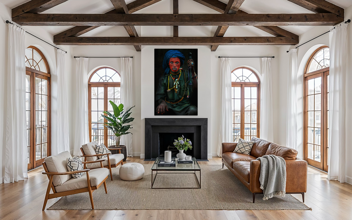 Gerewol Festival, Chad shown framed in a room