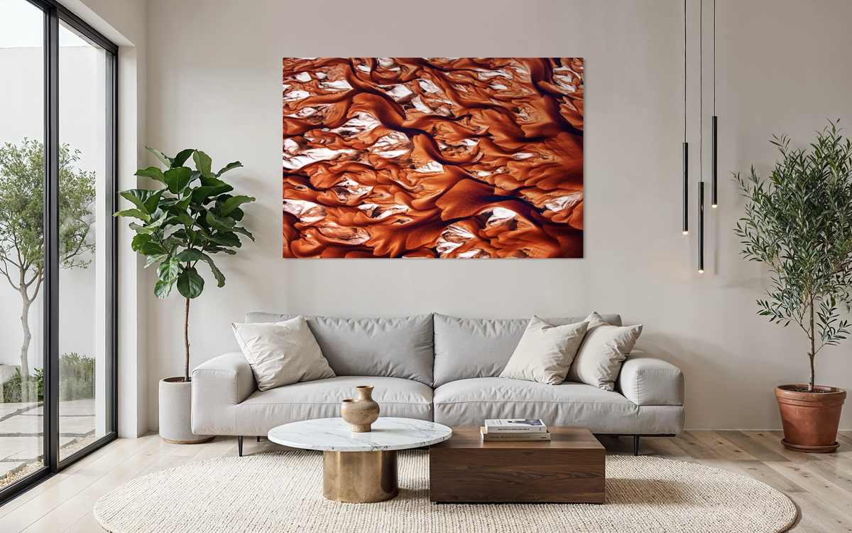 Rio Negro, Lencois Maranhenses, Brazil shown framed in a room