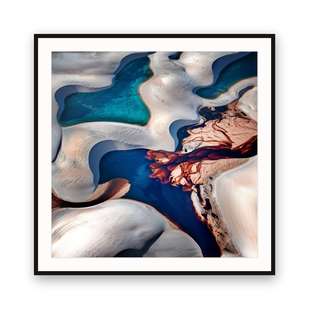 Lencois Maranhenses Aerial, Brazil
