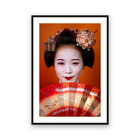 Portrait of a Maiko, Kyoto, Japan view 1