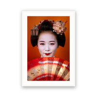 Portrait of a Maiko, Kyoto, Japan view 4