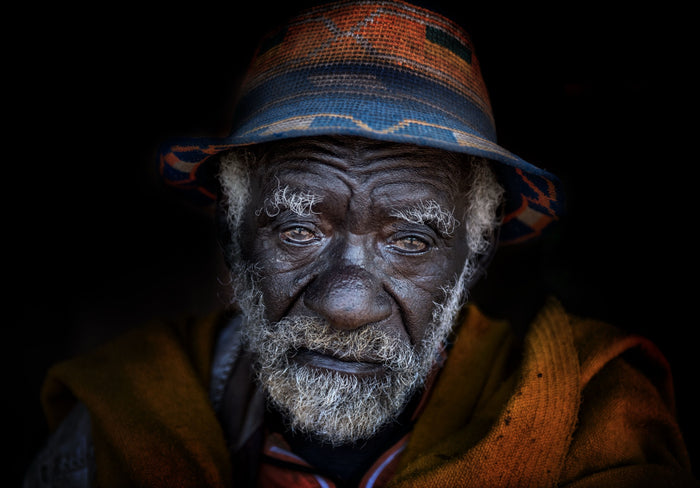 Portrait of an Old Man, Ethiopia