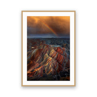 Rainbow Mountain, Zhangye Danxia, China view 3