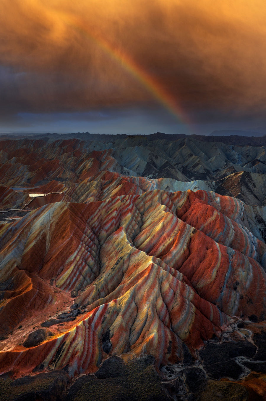 Rainbow Mountain, Zhangye Danxia, China